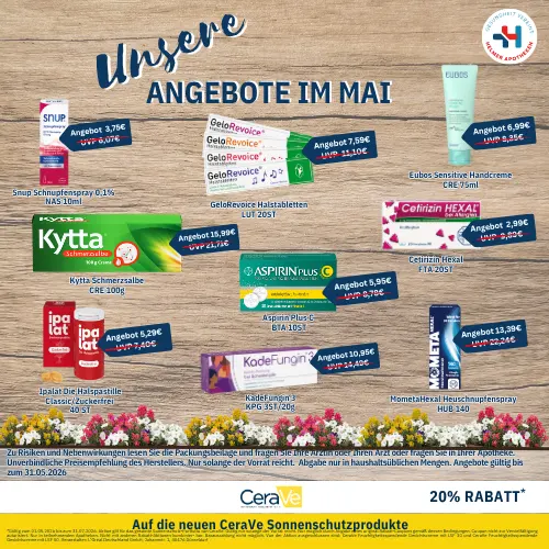 Angebote des Monats